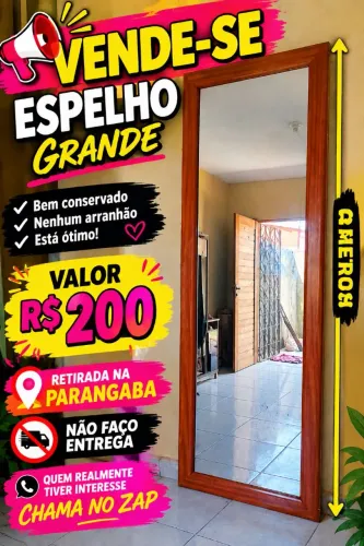 Espelho grande