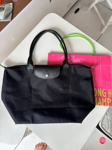 Bolsa longchamp lê pliage preta original