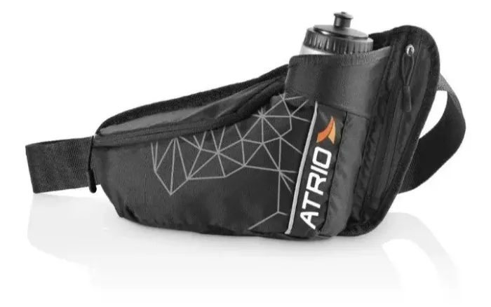 Pochete esportiva porta garrafa d'água atrio vários bolsos ideal pra pedal corrida caminha