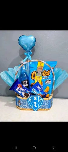 Presente cesta de guloseimas