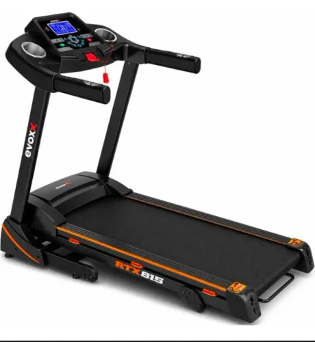 Esteira Elétrica Evox Fitness 5HP RTX815 Dobrável Inclinação Manual 3 Níveis
