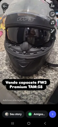 Capacete FW3 Premium
