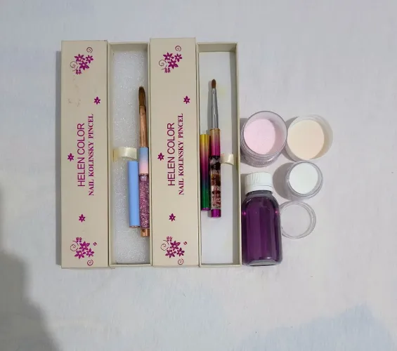 Material de alongamento de unha acrílico decoração novos e usados 