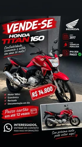 Honda CG 160 Titan Flexone/ed.especial 40 Anos 2017