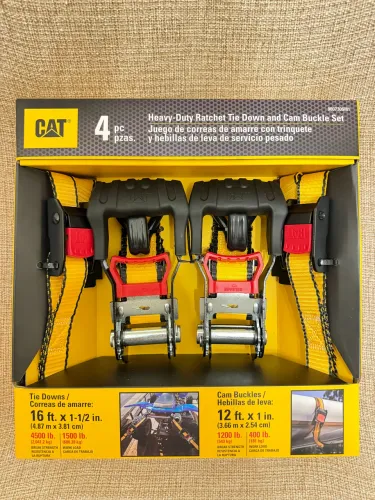 Cinta Catraca Caterpillar Carga Fivela Reboque 