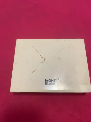 VENDO CARTEIRA MASCULINA MONTBLANC GENUÍNA