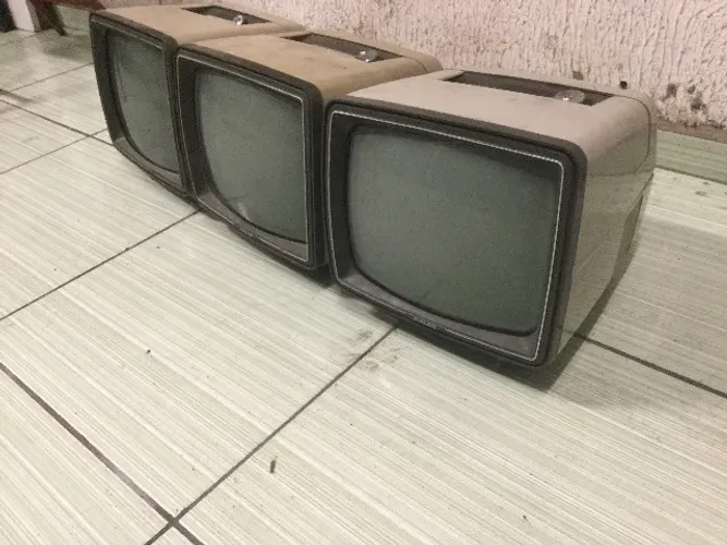 lote 3 tvs antigas philco