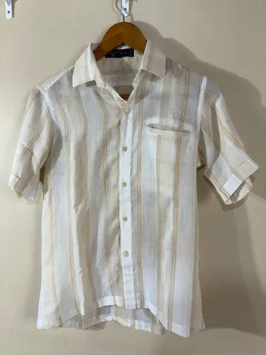 camisa listrada super leve