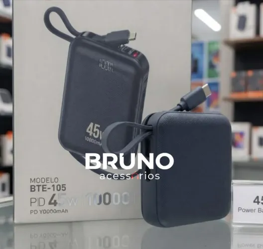 Carregador Portátil power bank 10000mah 45w