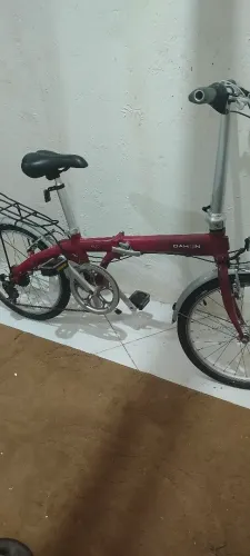 Bicicleta dobrável semi nova sem uso