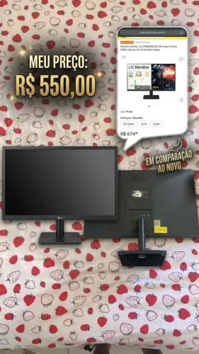 Monitor Gamer LG 24MS500-B 24" IPS Full HD 100Hz