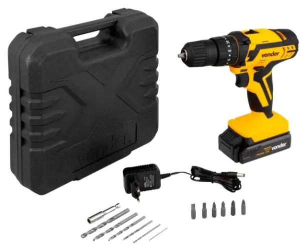 Parafusadeira / furadeira Bateria 12v - Vonder