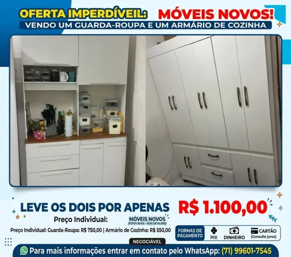 Armário de Cozinha e Guarda-roupa 