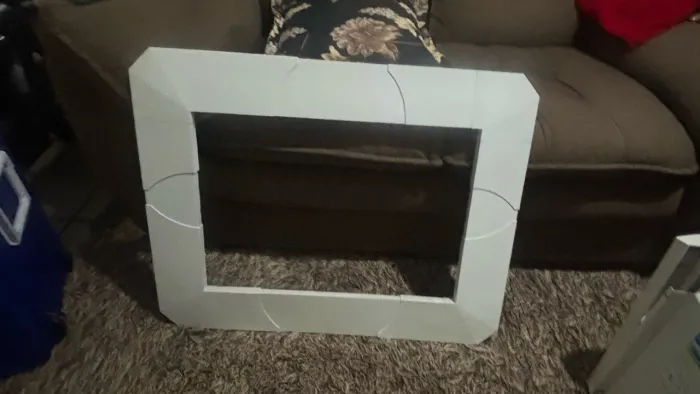 Moldura de ar condicionado de janela