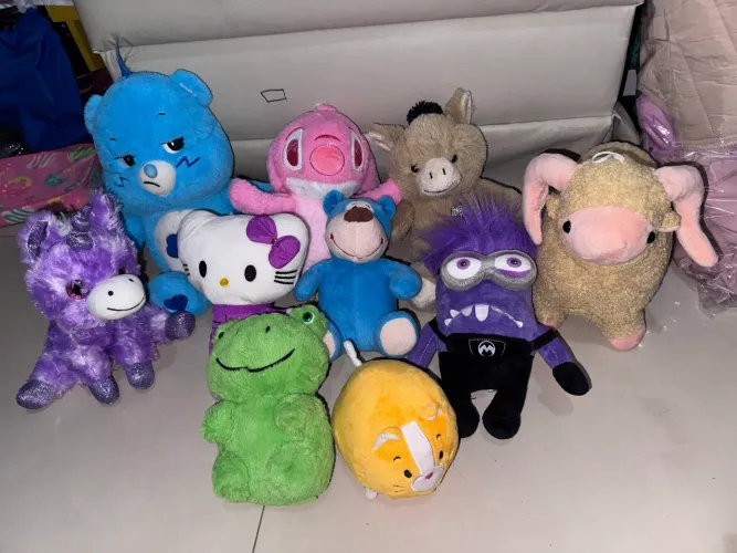 Kit de Pelúcias fofinhas usadas em perfeito estado