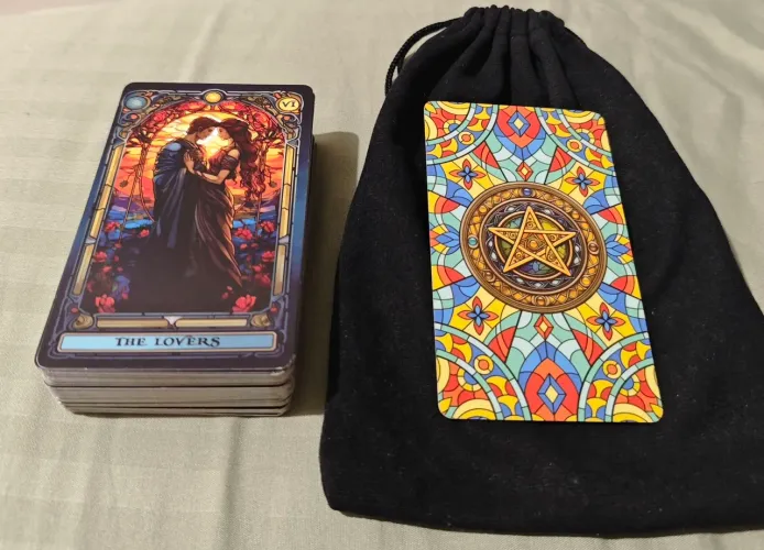 Tarot Vitral (Oráculos / Tarot / Baralho Cigano / Vera Sibilla Italiana)