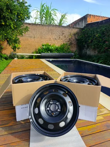 Rodas de ferro VW tcros-Virtus-polo 16" 5x100 