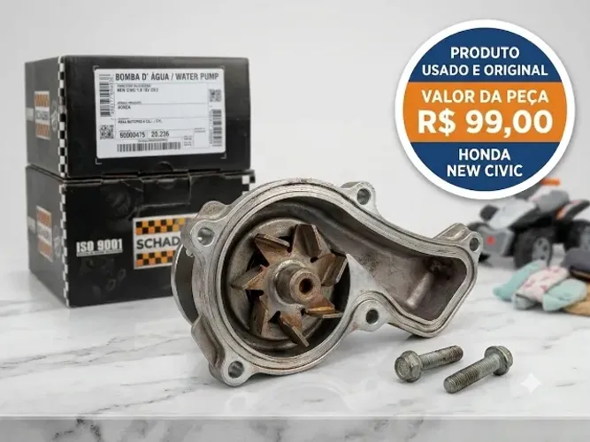 Bomba D'água Schadek 20.236 Honda New Civic 1.8 16v Usada