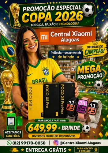 Xiaomi Poco X8 Pro Max 5G, Note 15 Pro Plus 5G e Diversos Modelos em Ofertas
