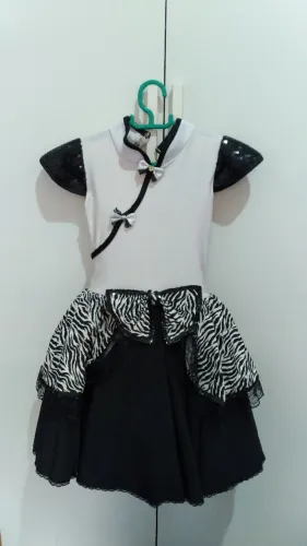 Vestido/Fantasia Infantil_Zebra