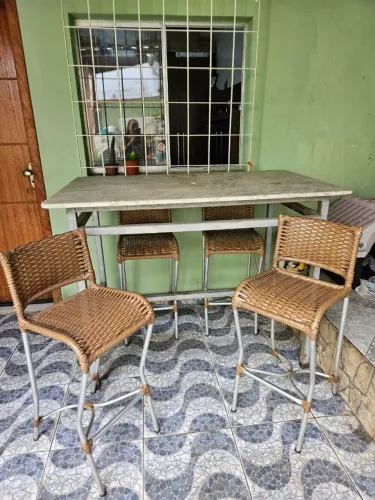 Mesa Mármore Área Externa