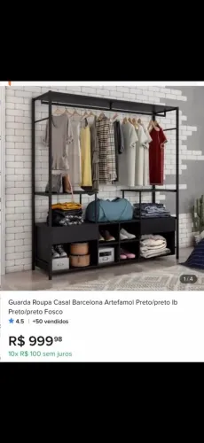 GUARDA ROUPA DE AÇO