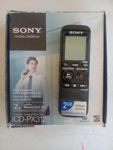 Gravador Digita Sony - modelo ICD-PX-312