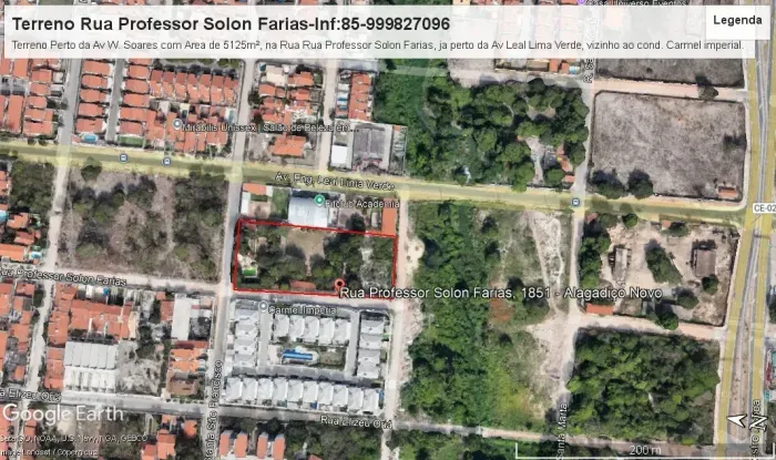 Terreno Perto da Av W. Soares com Area de 5125m²
