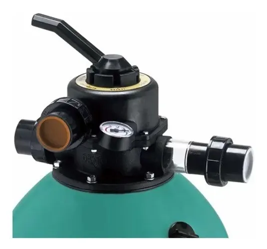 Filtro para Piscina Dancor DFR-12 c/ Bomba 1/3 e Carga Filtrante - 3x Cartão