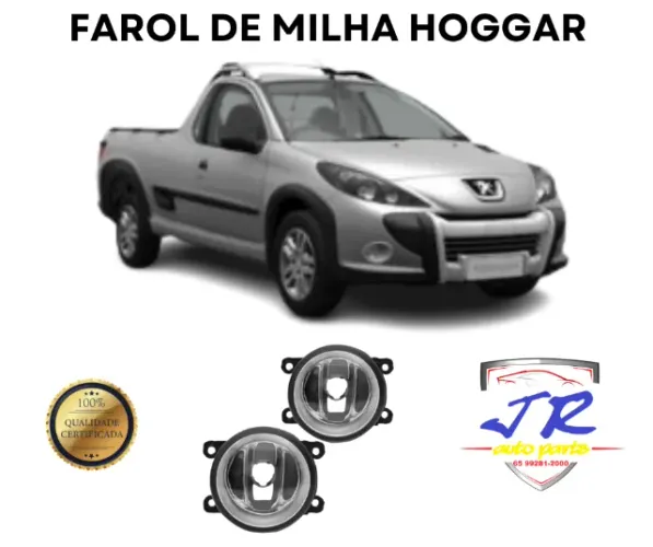 Par Farol de Milha Auxiliar Peugeot Hoggar 2013