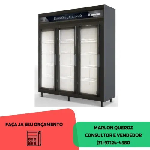 Refrigerador 3 Pts Novo Comercial