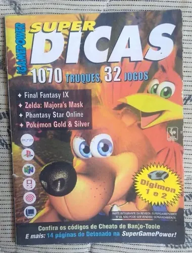 revista super game power só dicas