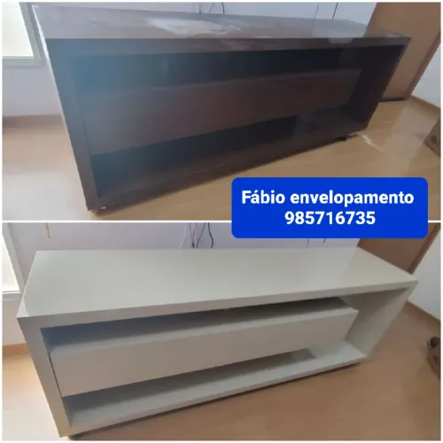 Envelopamento de geladeira, móveis e decoração 