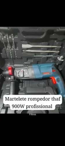 Furadeira martelete rompedor thaf 900W profissional