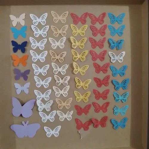 Recortes em papel diversos R$ 2, cada, para decoração lembrancinhas, convites, mobiles
