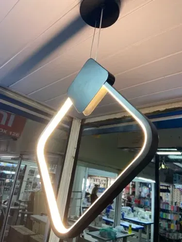 Lustre Pedente losango led 3000k (novo) Loja 