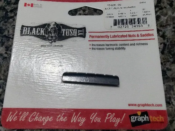 Nut Graphtech Black Tusq Xl 6041-00 Slotted para Yamaha Pacifica