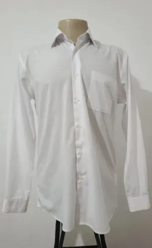 Camisa Social Branca tamanho G, bonita, original, elegante, confortável, macia. 