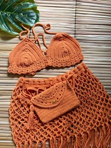 Conjunto em tricô