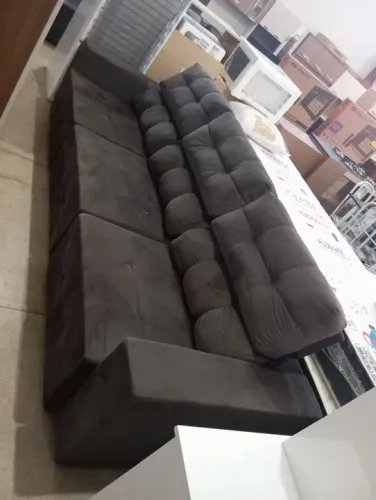 SOFA NOVO RECLINÁVEL E RETRÁTIL 