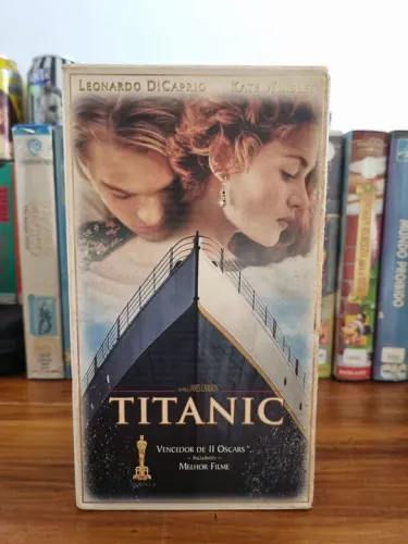 Vhs Duplo Titanic Leonardo DiCaprio Kate Winslet Legendado