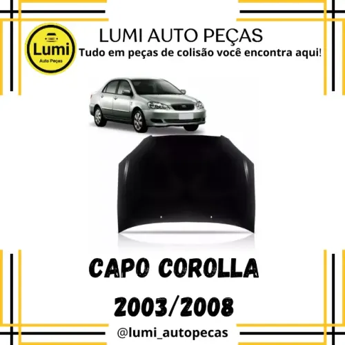 Capo Corolla 2003/2008 - NOVO 