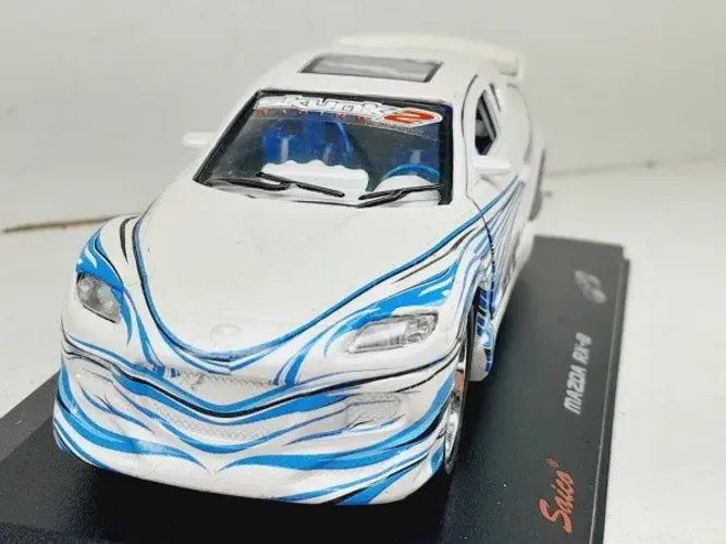 Miniatura Mazda Rx-8 Saico 1/32 Branca