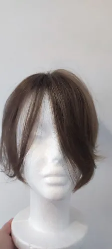 Franja de cabelo natural brasileiro