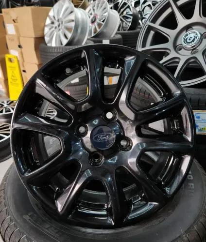 Jogo de rodas Ford Ecosport Fiesta Ka aro 15