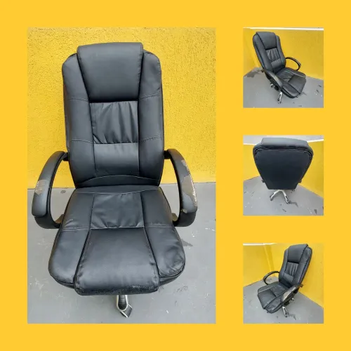 Cadeira de Escritório Executiva Preta