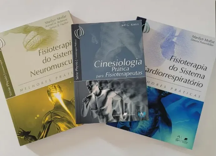 3 Livros de Fisioterapia - Série Physio