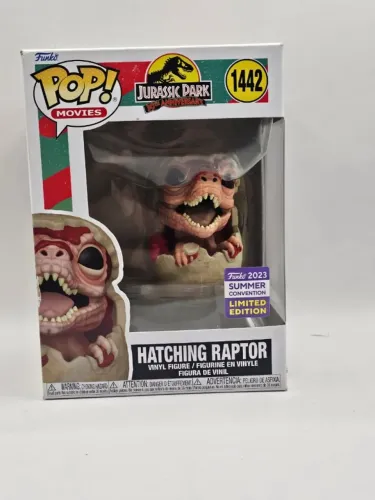 Funko Pop Jurassic Park! Hatching Raptor #1442 - Summer Convention 2023 - Limited Edition