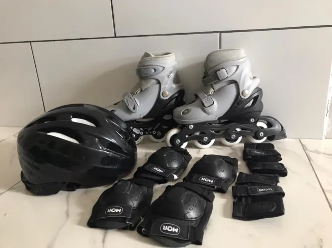 Patins infantil em bom estado de conservação! Leia a descrição deixe de preguiça!