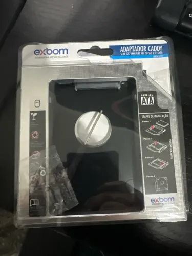 Adaptador Caddy Slim 12.7mm para HD ou SSD 2.5 SATA